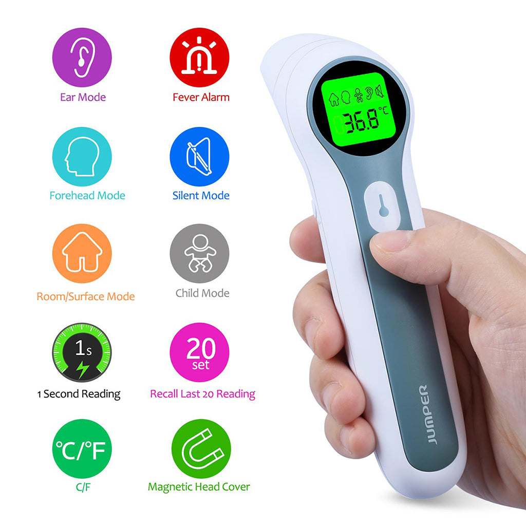 New JUMPER JPD-FR300 NON CONTACT INFRARED THERMOMETER Thermometer For Sale  - DOTmed Listing #3229141