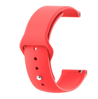 Red - Silicon 22mm Quick Release Sports Band for Samsung Galaxy Watch (46mm) or Garmin Vivoactive 4
