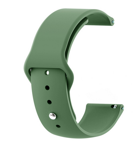 Green silicone 2025 apple watch band
