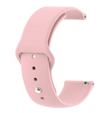 Pink - Silicon 22mm Quick Release Sports Band for Samsung Galaxy Watch (46mm) or Garmin Vivoactive 4