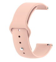 Light Pink - Silicon 20mm Quick Release Sports Band for Withings Steel HR Sport (40mm) or Galaxy Watch 42mm