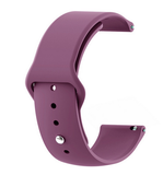 Purple - Silicon 22mm Quick Release Sports Band for Samsung Galaxy Watch (46mm) or Garmin Vivoactive 4
