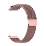 Pink 20mm Stainless Steel Magnetic Milanese Loop Watch Band for Withings Steel HR Sport (40mm), Scanwatch (42mm) or Galaxy Watch (42mm)