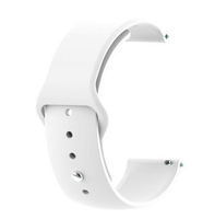 White - Silicon 18mm Quick Release Sports Band for Withings Steel & Steel HR & Move (36mm)
