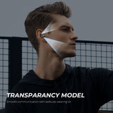 Soundpeats T2 - Transparency model - Smooth communication with earbuds wearing on