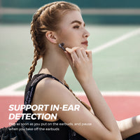 Soundpeats Truecapsule2 Support In-Ear Detection - Play as soon as you put on the earbuds, and pause when you take off the earbuds
