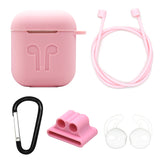 Pink Edition Apple AirPods 5-Piece Silicon Accessory Kit - FitTrack Australia