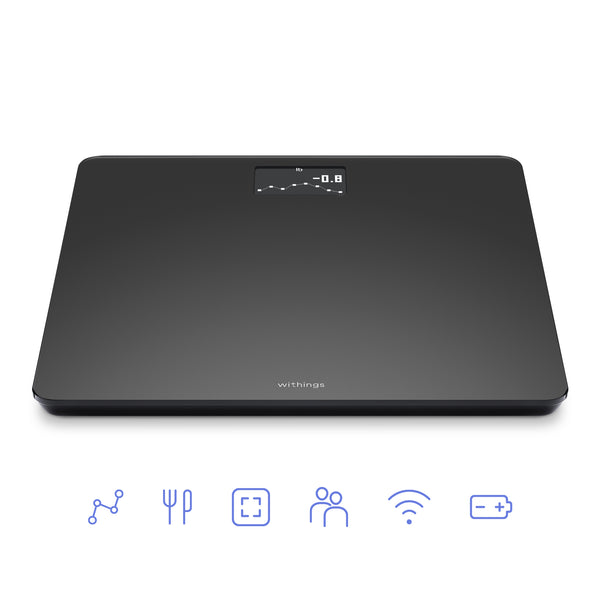 Withings Body Black Edition - Connected BMI Wifi Smart Scale - FitTrack Australia