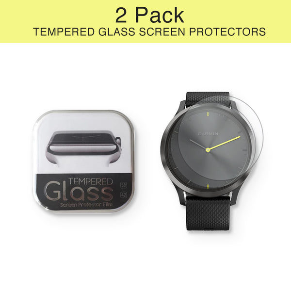 Garmin Vivomove HR Tempered Glass Screen Protectors (2 Pack)