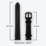 Genuine Leather Quick Release Watch 18mm Band Measurements