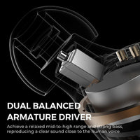SOUNDPEATS Sonic Pro Dual Balanced Armature Driver & Clear Call