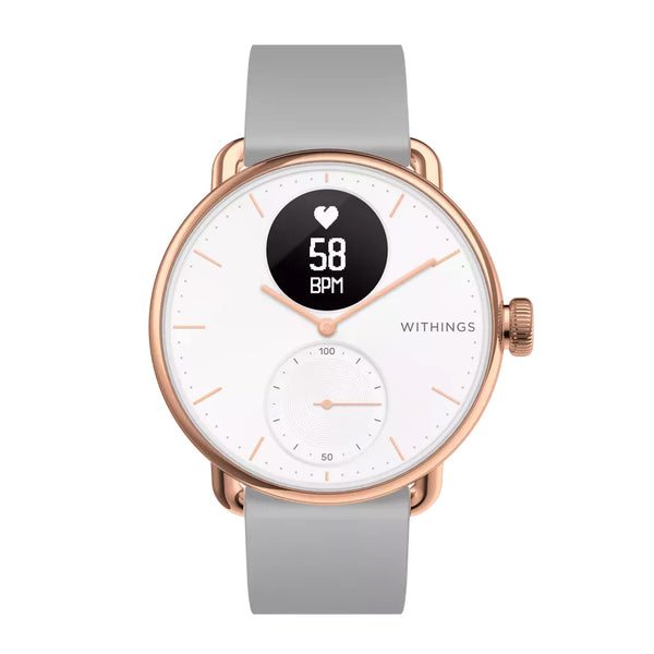 Withings ScanWatch - Hybrid Smartwatch - 38mm Rose Gold