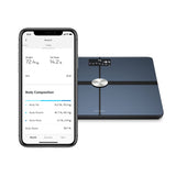Withings Body+  Black Edition - Body Composition Wifi Smart Scale - Track Weight, Body Composition and Heart Rate - FitTrack Australia