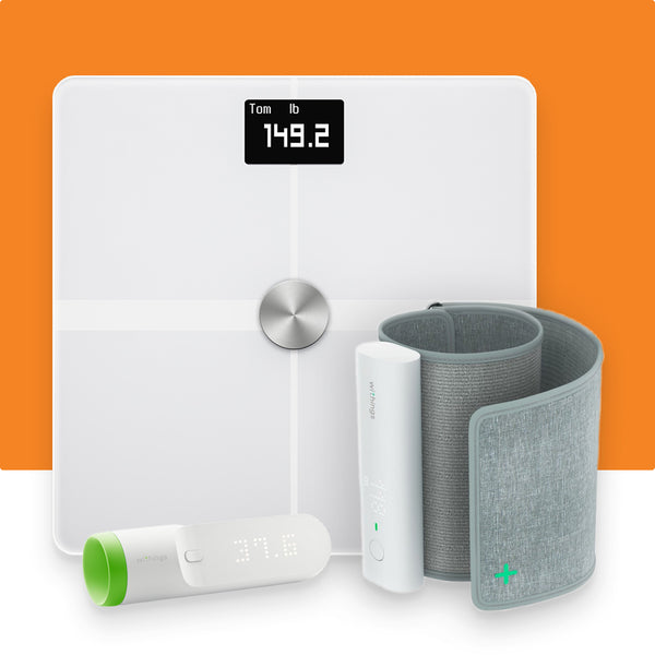 Withings Body Plus (White) + Withings BPM Connect + Withings Thermo