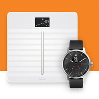 Withings Scanwatch (Black 42mm) + Withings Body Cardio (White)