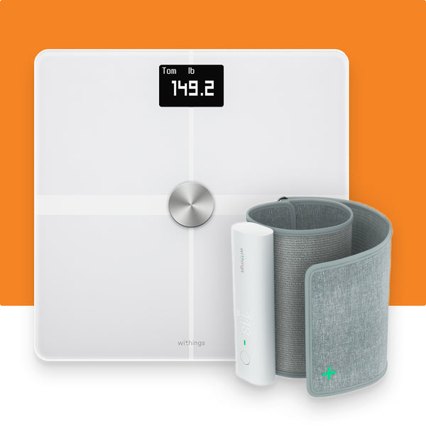 Withings Body Plus (White) + Withings BPM Connect