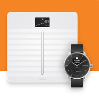 Withings Scanwatch (Black 38mm) + Withings Body Cardio (White)
