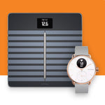 Withings Scanwatch (Rose Gold 38mm) + Withings Body Cardio (Black)